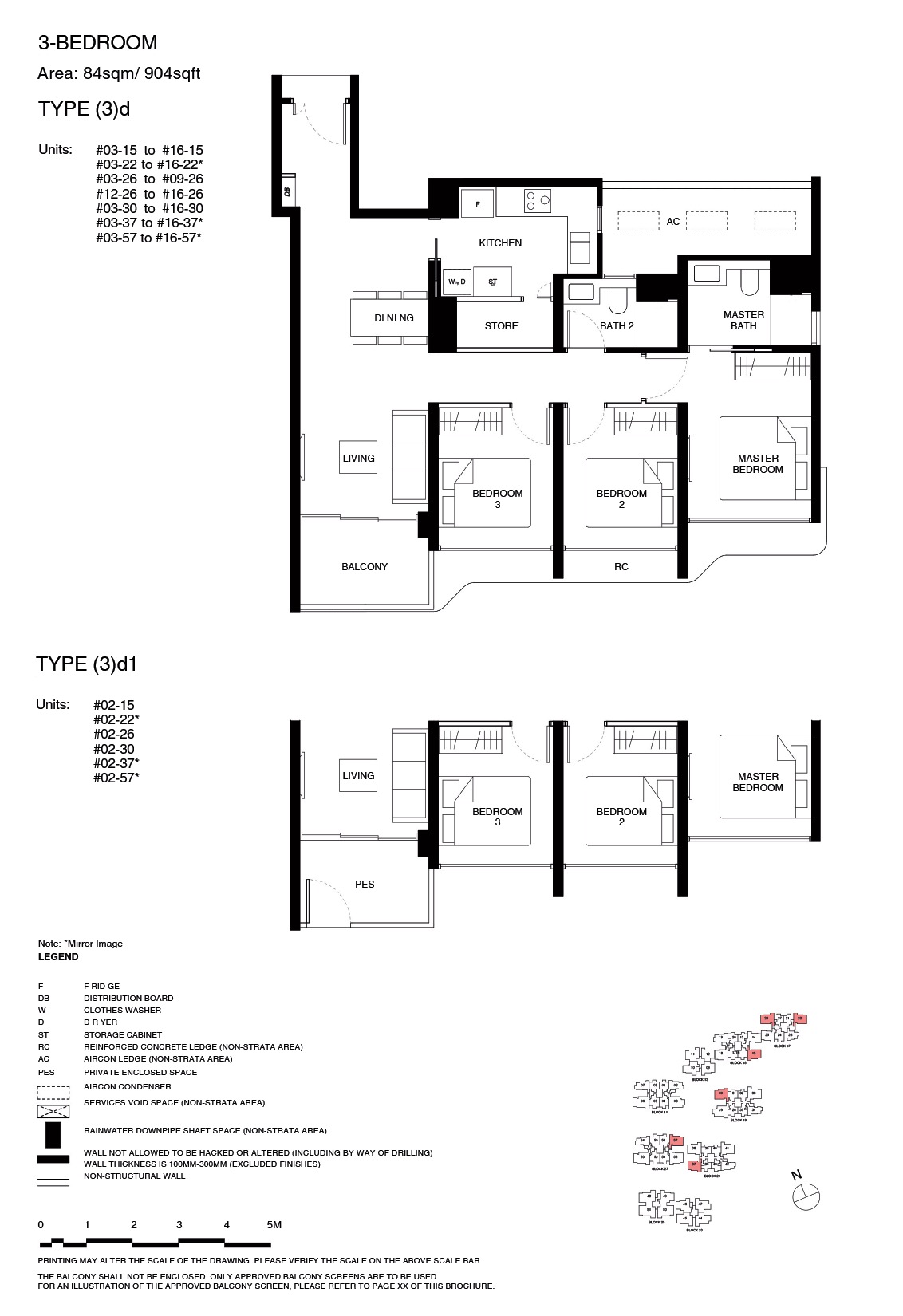 TGR – Floor Plan 3BR 3d