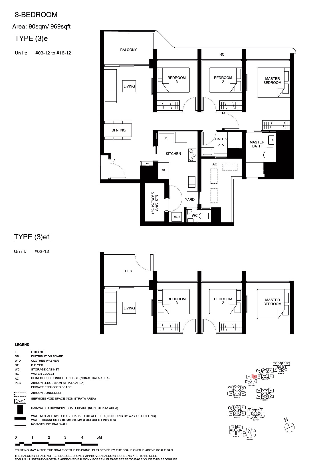 TGR – Floor Plan 3BR 3e