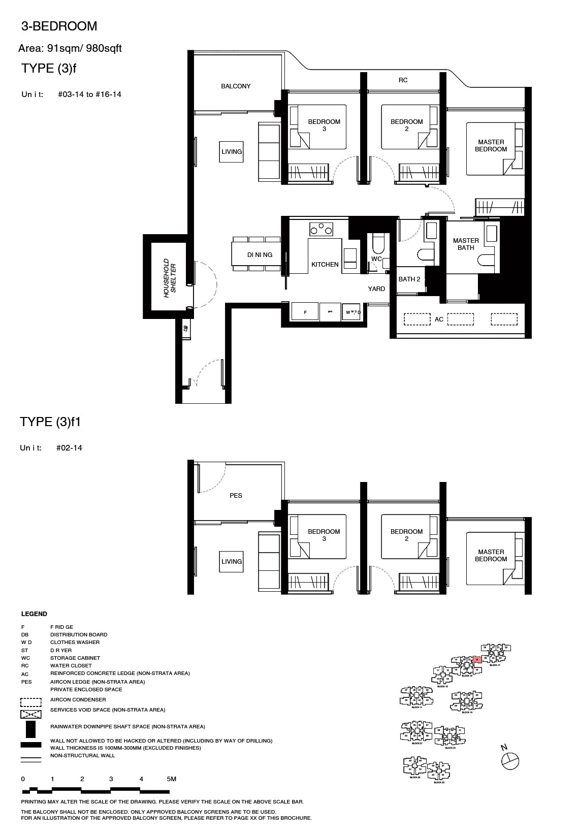 TGR – Floor Plan 3BR 3f
