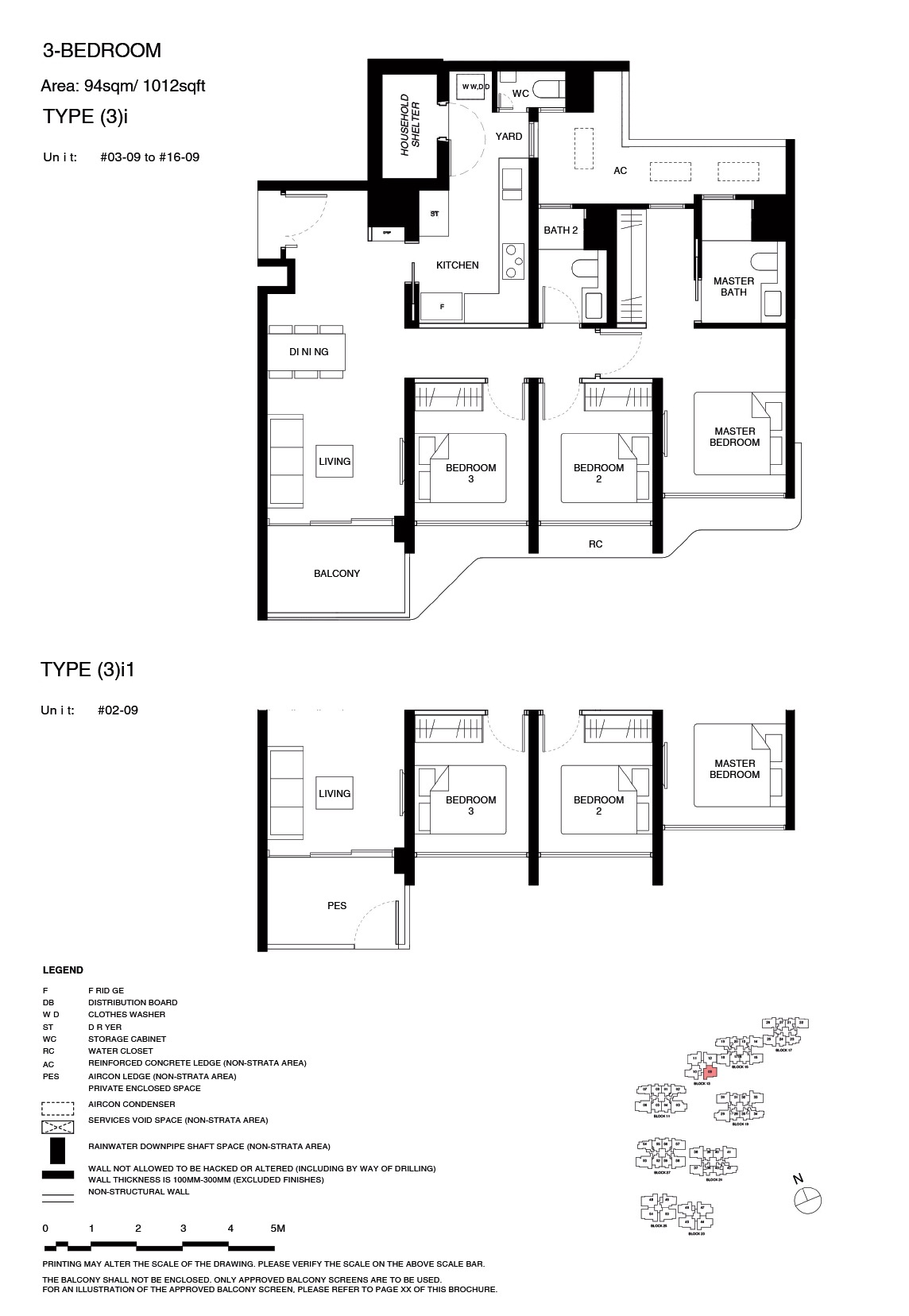 TGR – Floor Plan 3BR 3i