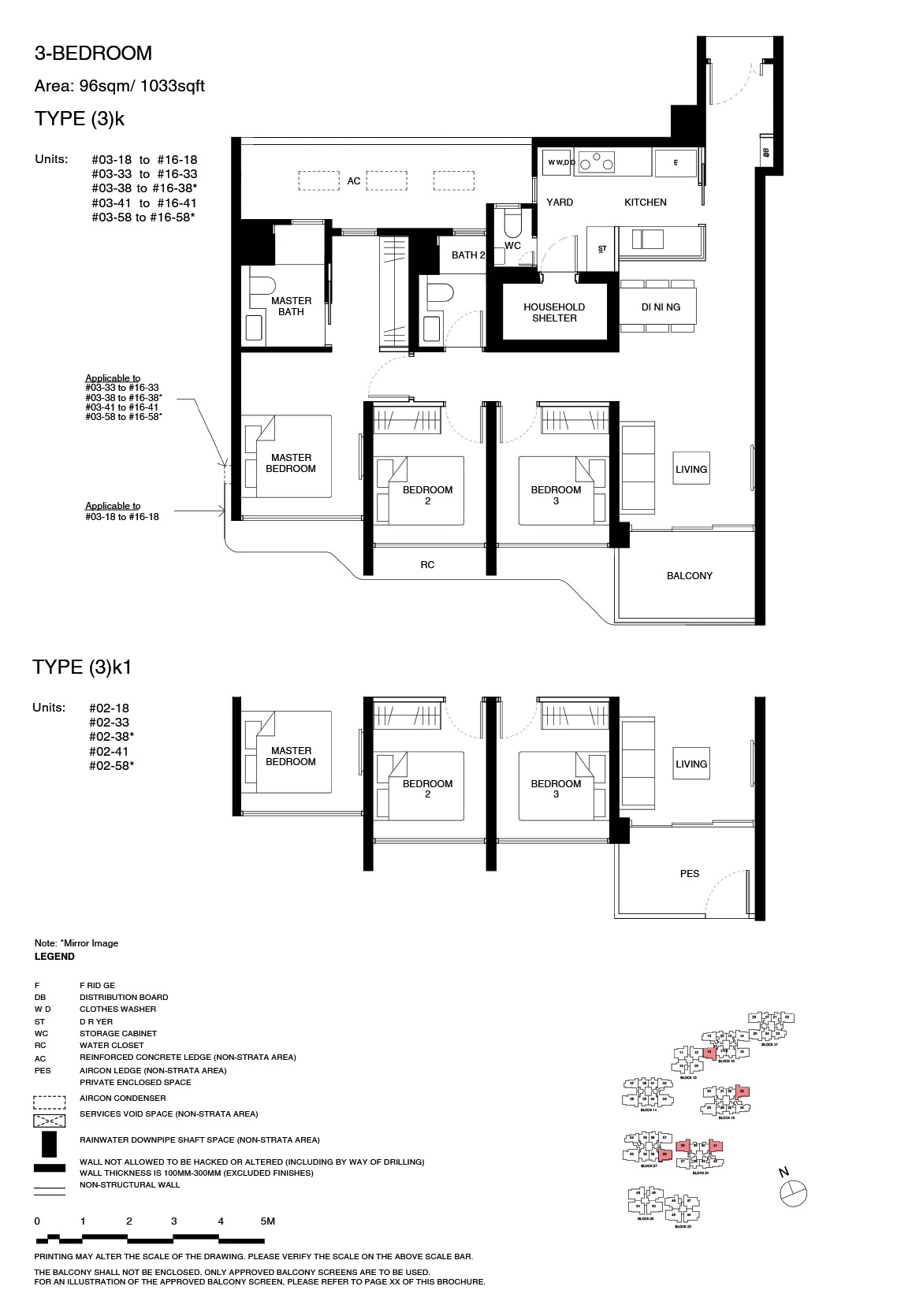 TGR – Floor Plan 3BR 3k