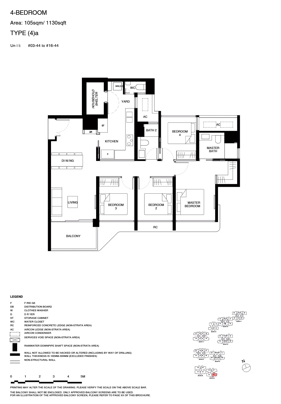 TGR – Floor Plan 4BR 4a
