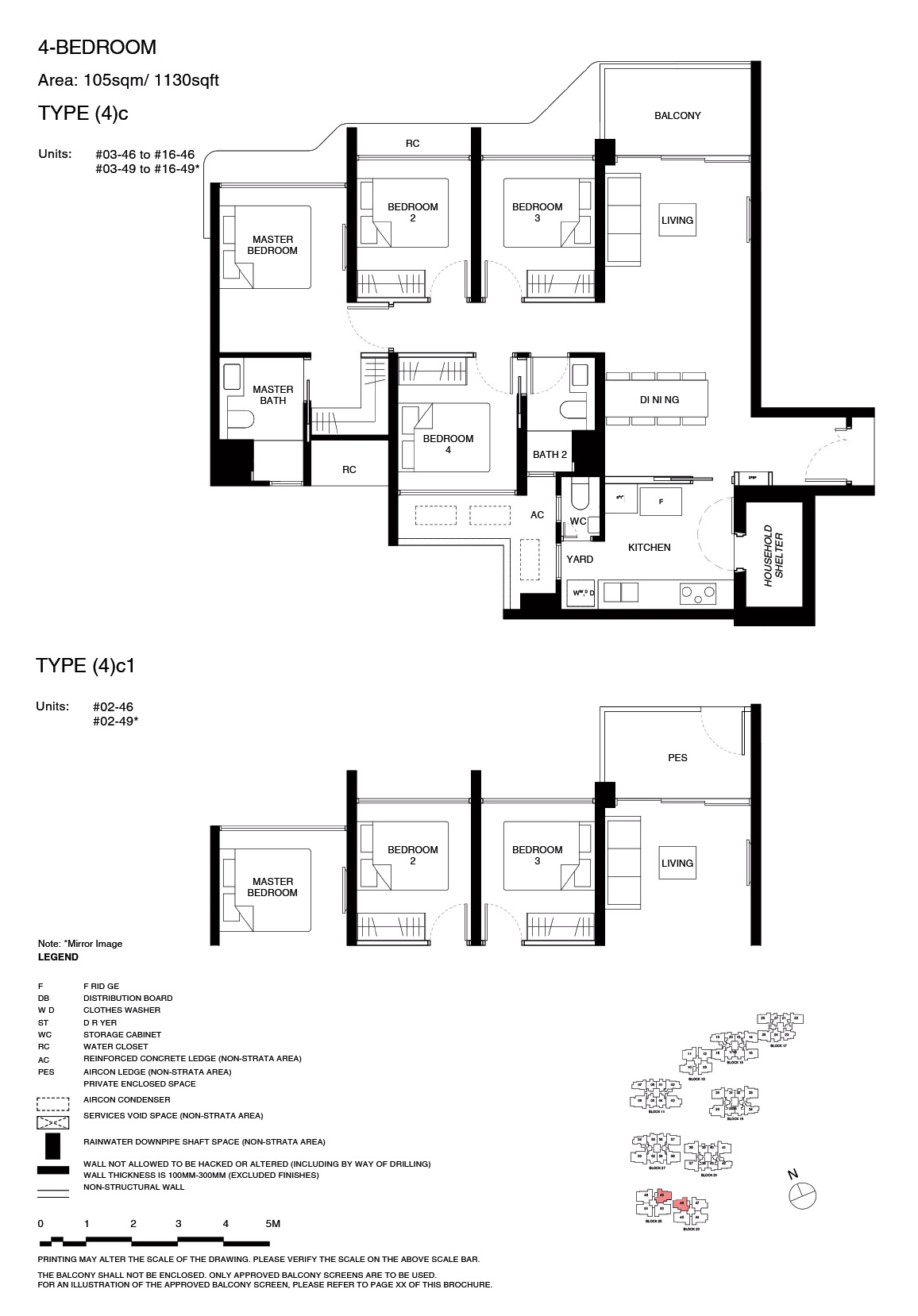 TGR – Floor Plan 4BR 4c
