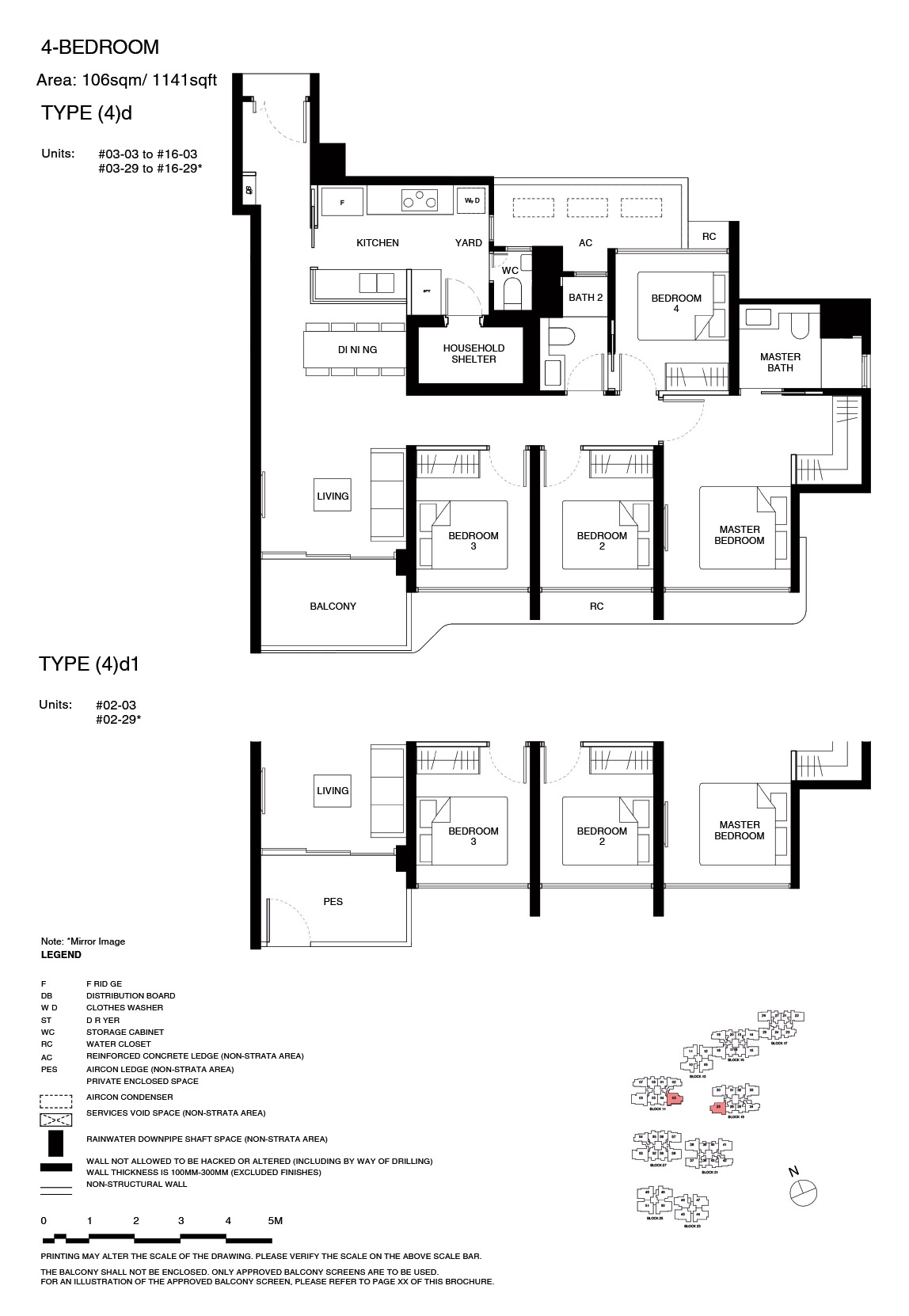 TGR – Floor Plan 4BR 4d