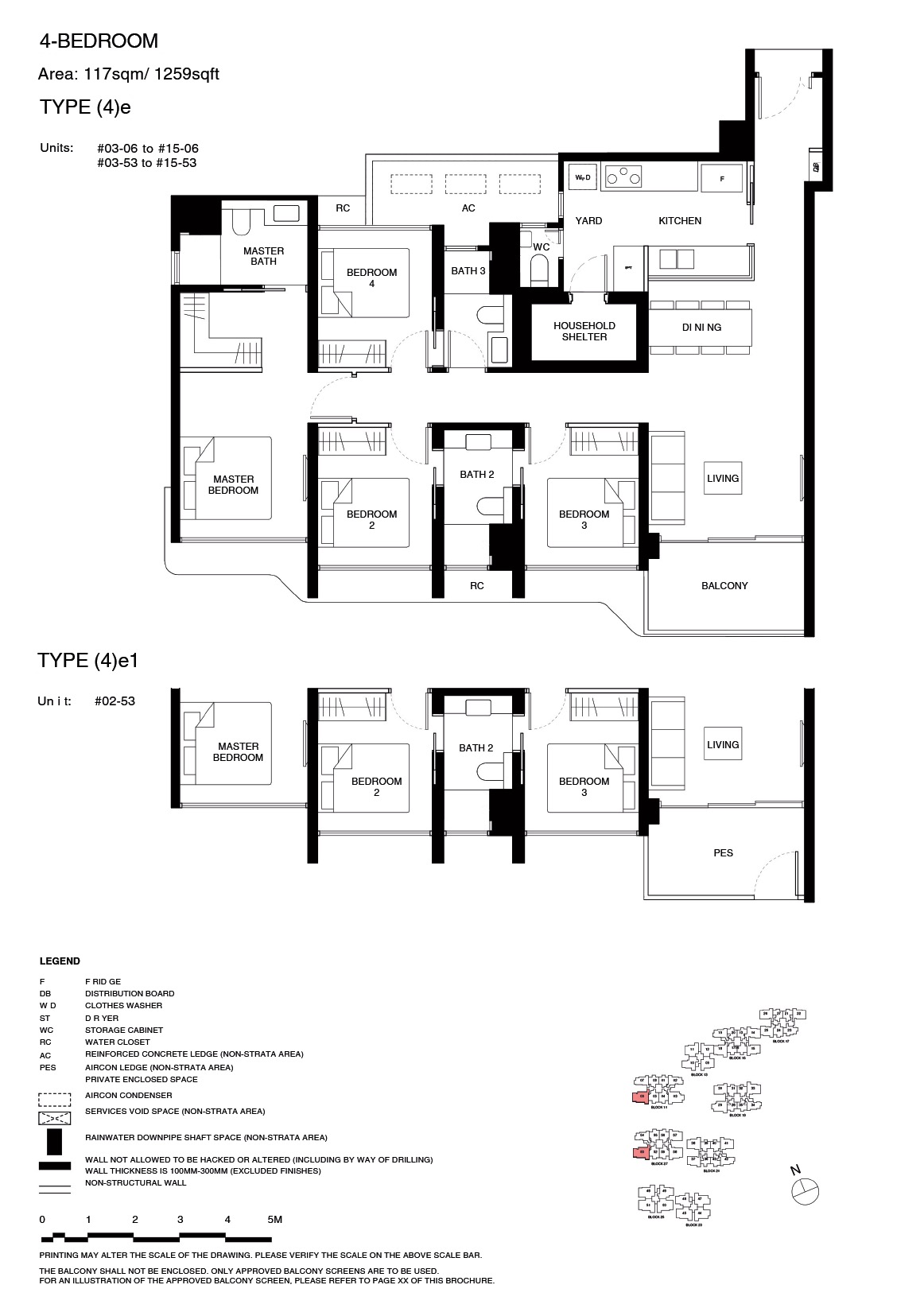 TGR – Floor Plan 4BR 4e