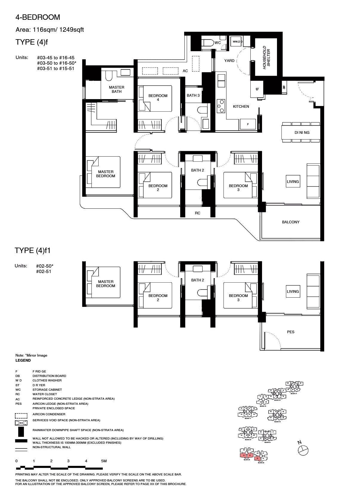 TGR – Floor Plan 4BR 4f