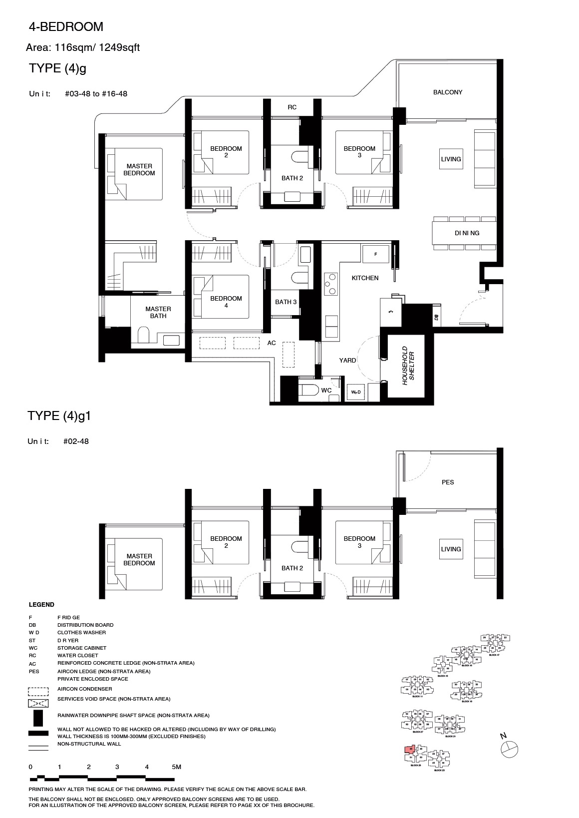TGR – Floor Plan 4BR 4g