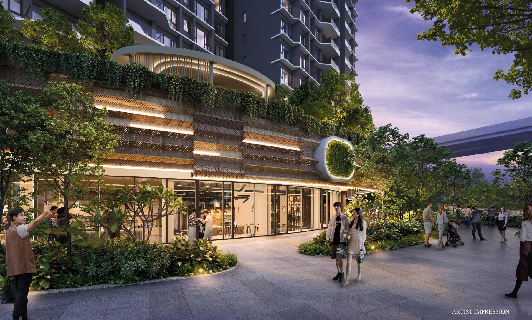 Tengah Garden Residences – Retail Podium