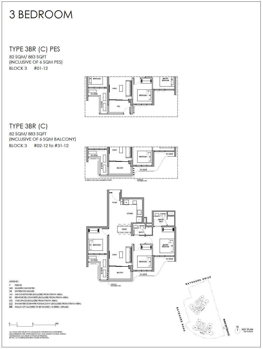 Vela Bay – Floor Plan 3BR C