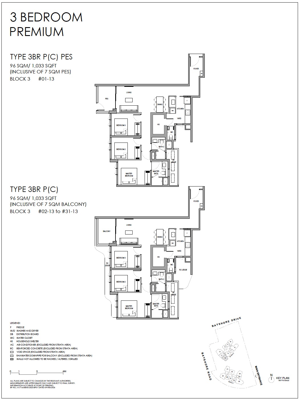 Vela Bay – Floor Plan 3BR Premium C