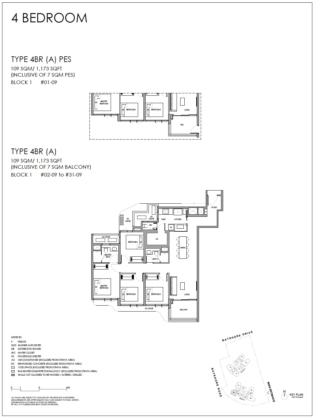 Vela Bay – Floor Plan 4BR A
