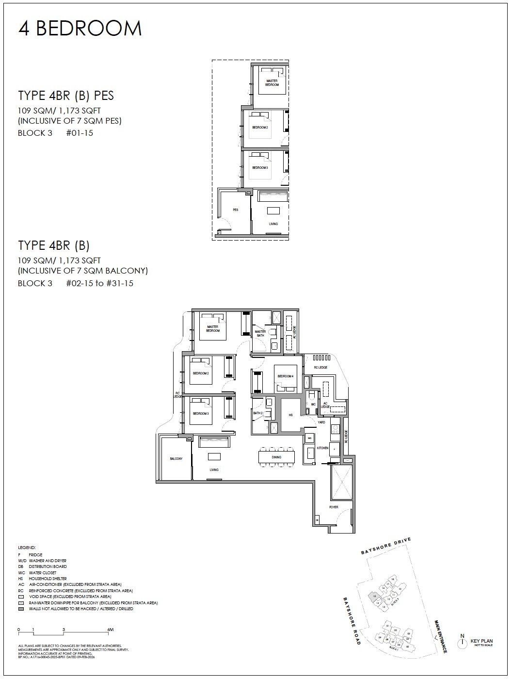 Vela Bay – Floor Plan 4BR B