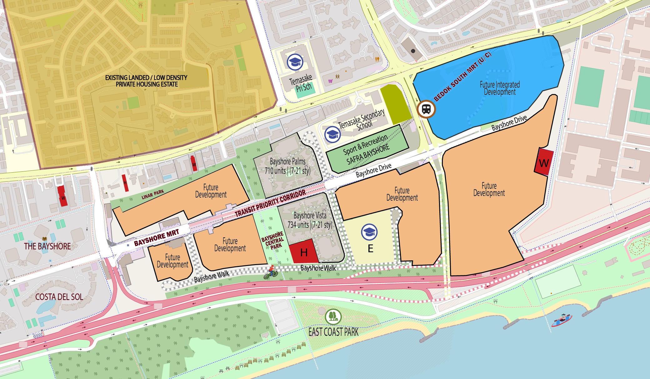 Vela Bay – Location Map Plan