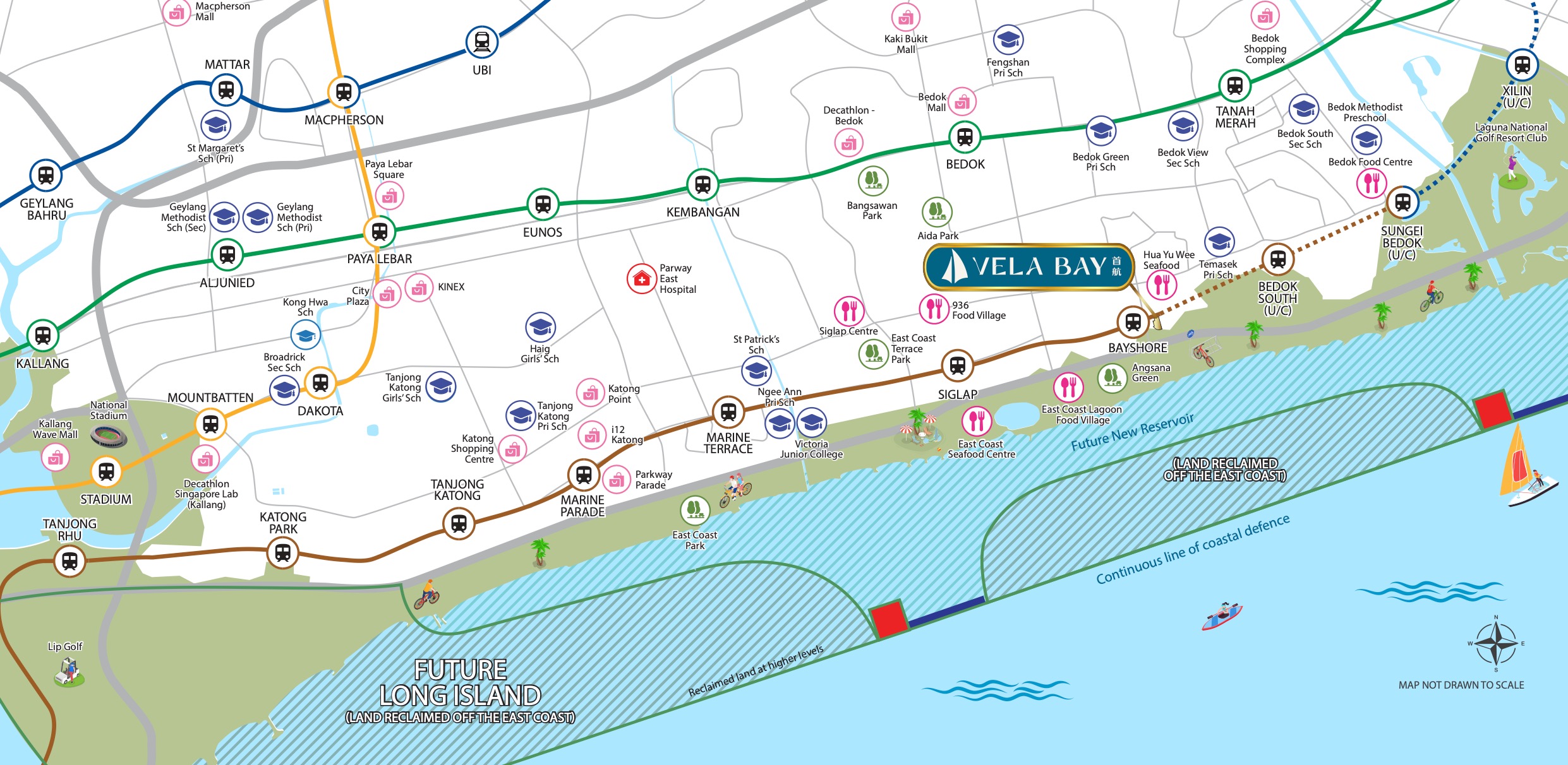 Vela Bay – Location Map
