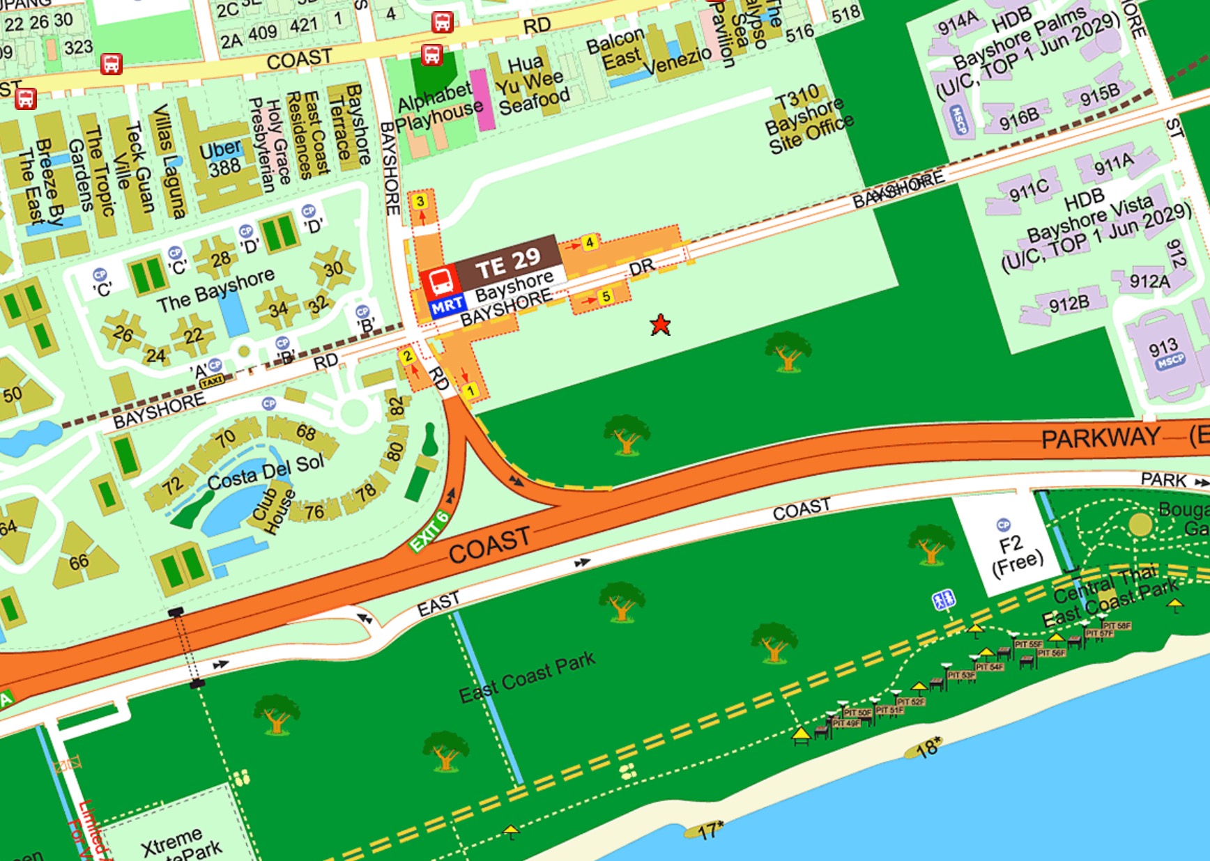 Vela Bay At Bayshore – Street Directory