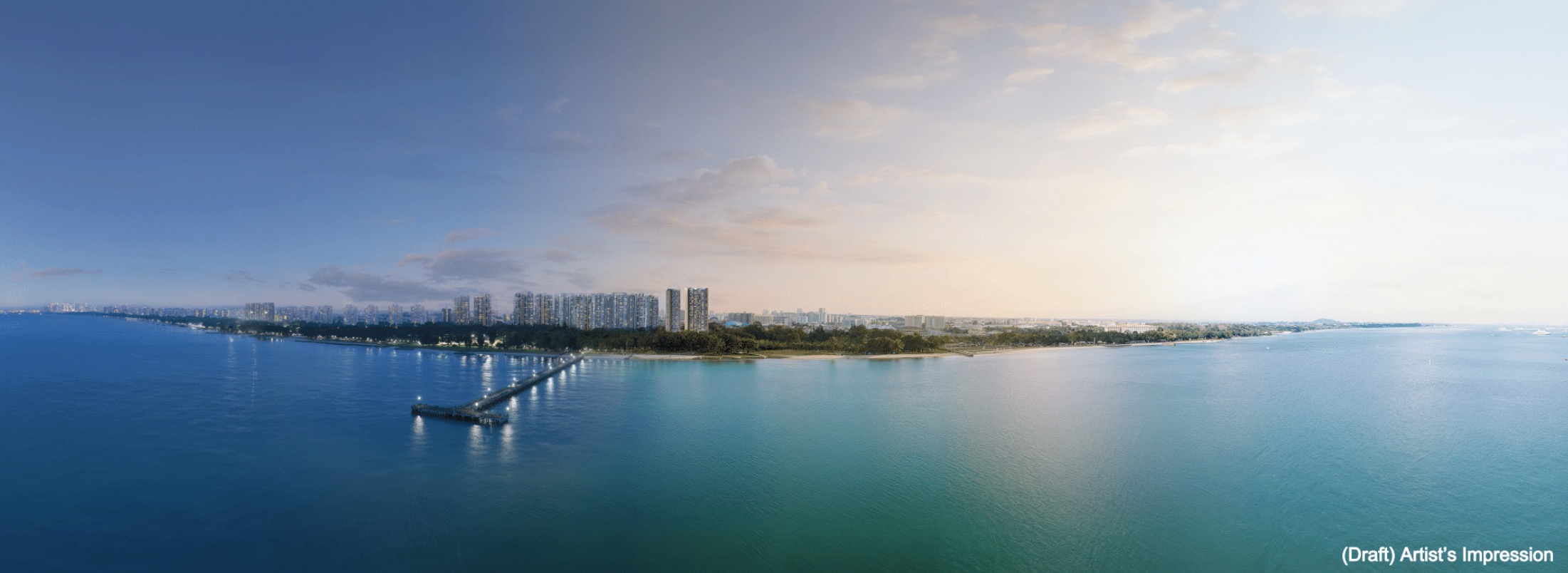 Vela Bay At Bayshore – View From Sea