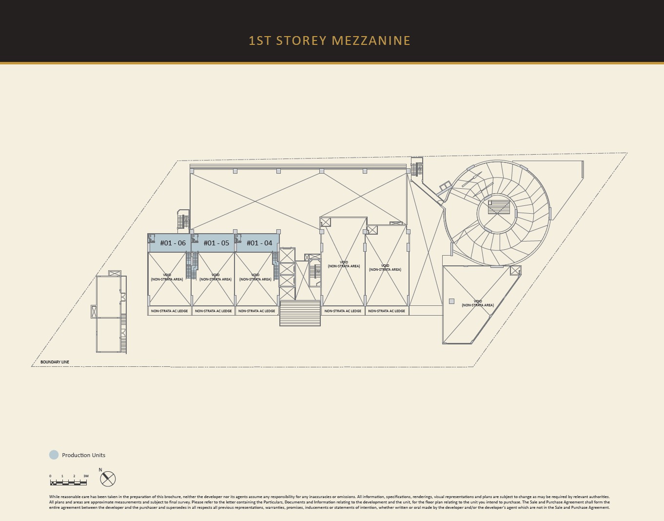 CT Gold Site Plan 1st Storey Mezzanine