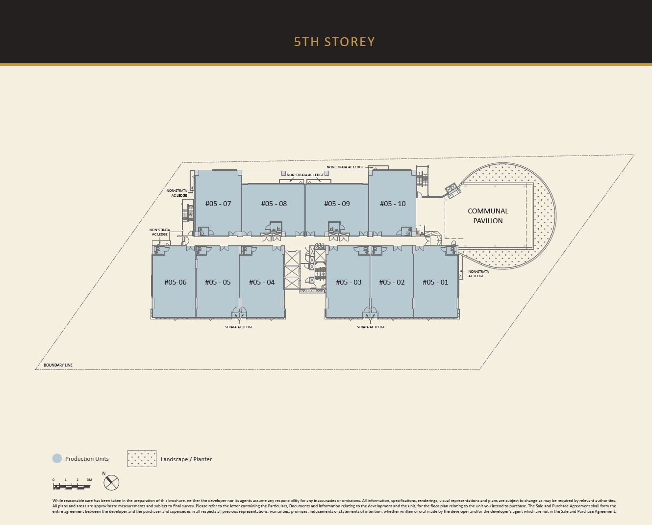 CT Gold Site Plan 5th Storey