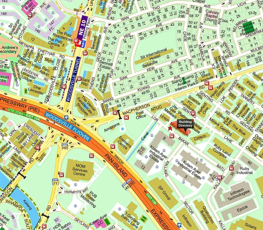 Gate+ Street Directory Map