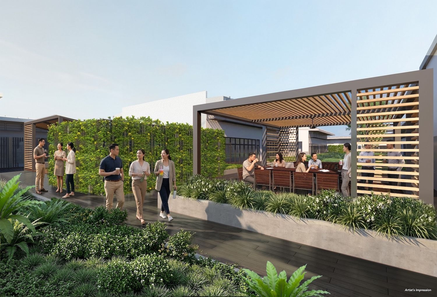 Gate+ Jurong Industrial Property – Outdoor Pavilion
