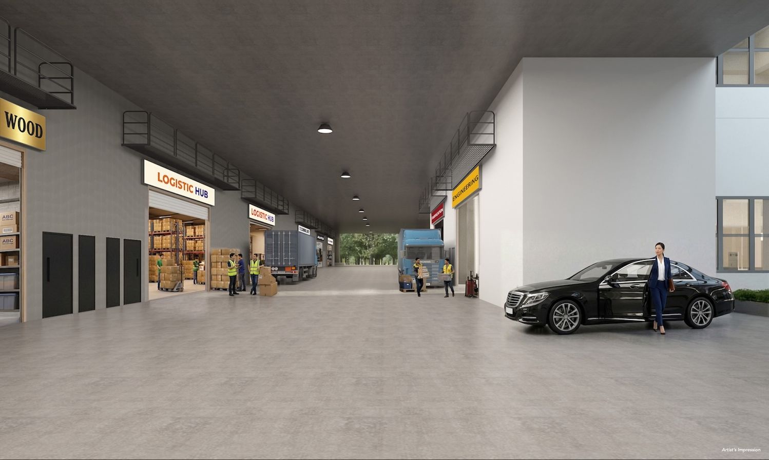 Gate+ Jurong Level 1 Wide Driveway