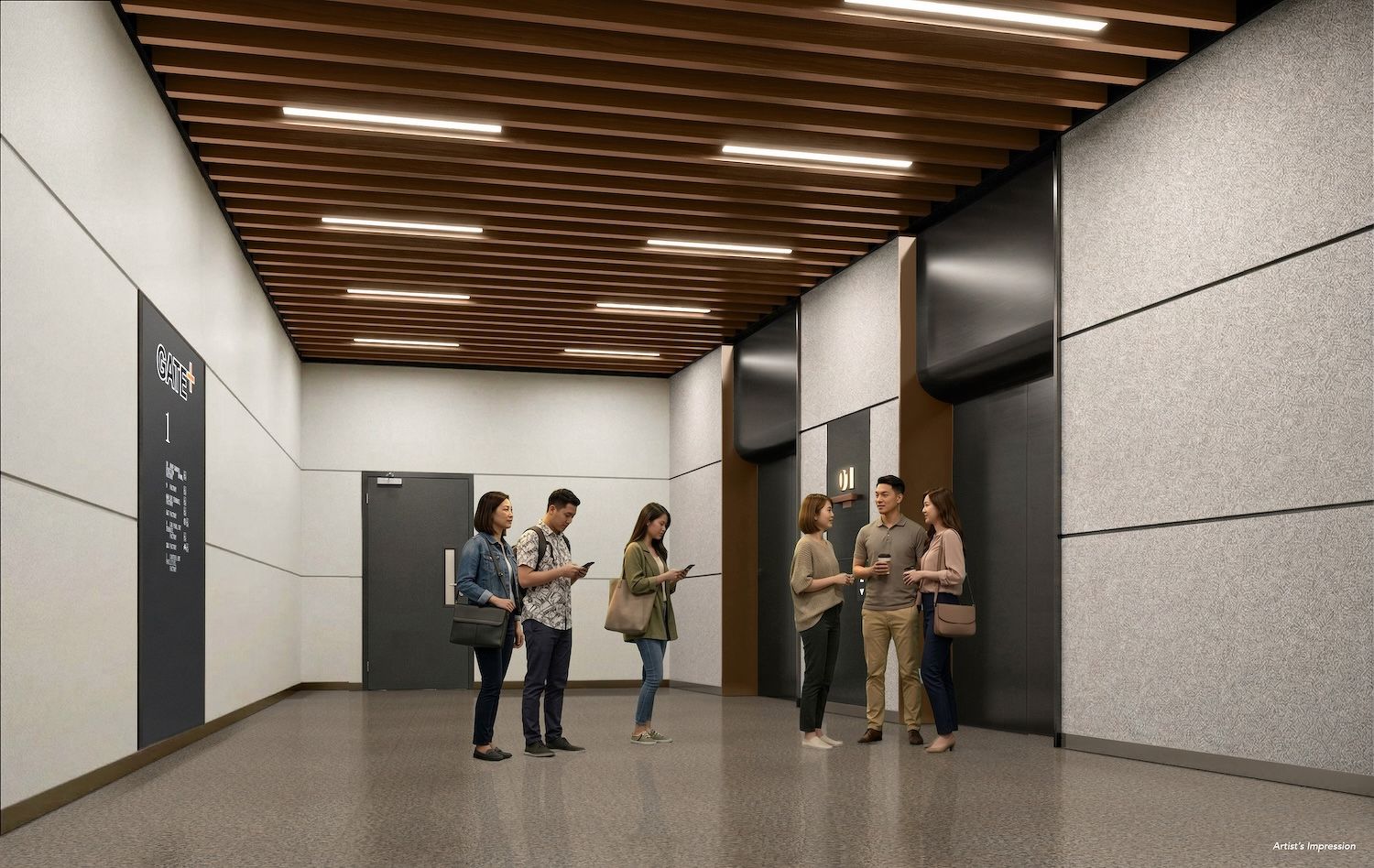 Gate+ Jurong Lift Lobby