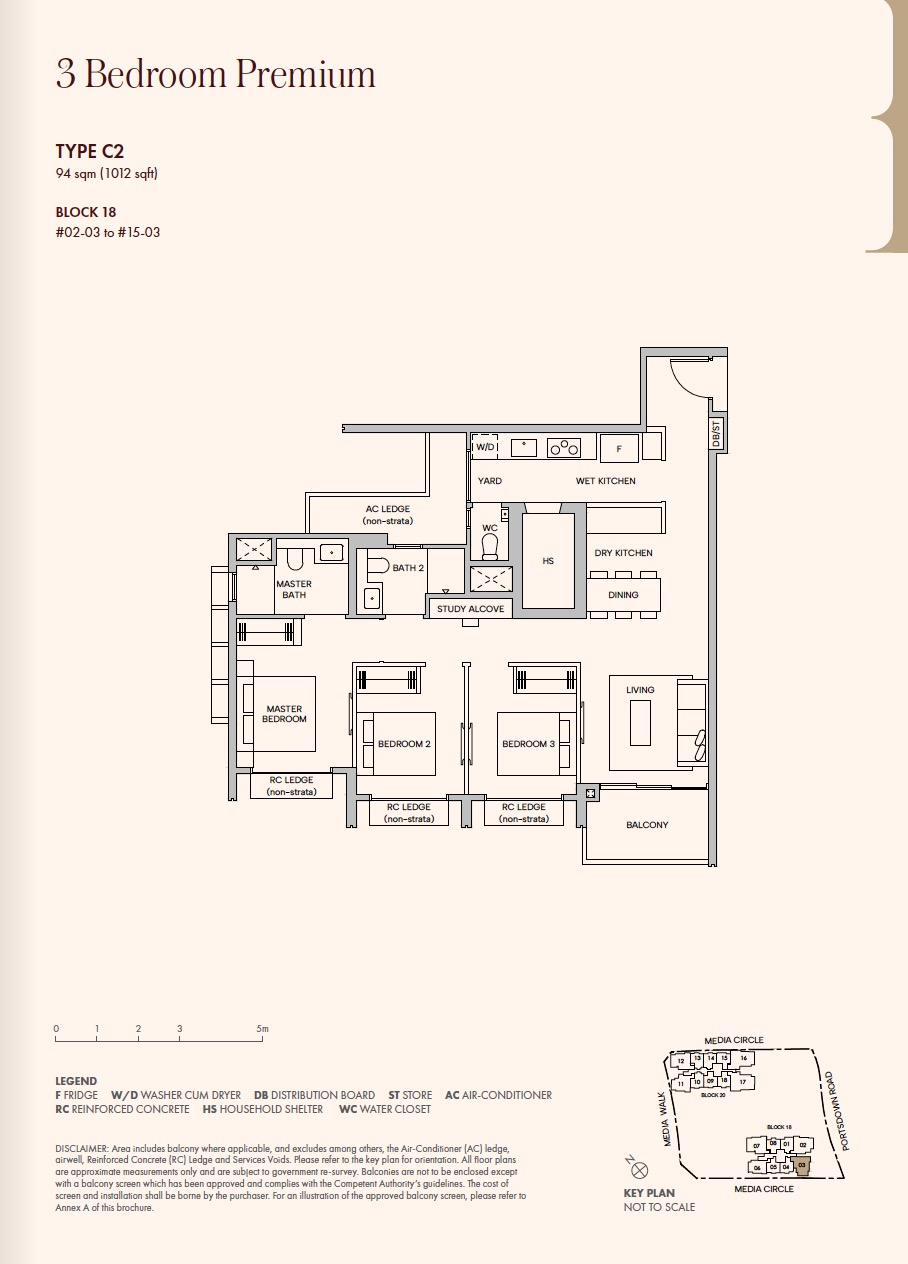 Hudson Place – 3BR C2 Premium Floor Plan