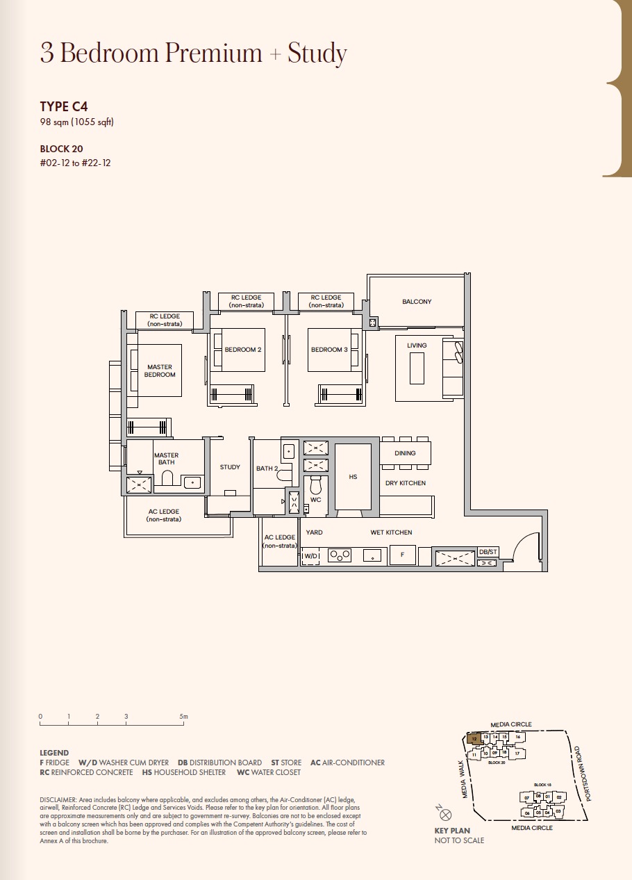Hudson Place – 3BR C4 Premium Floor Plan
