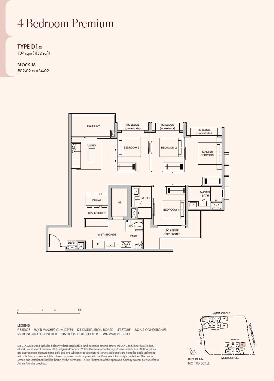 Hudson Place – 4BR D1a Premium Floor Plan