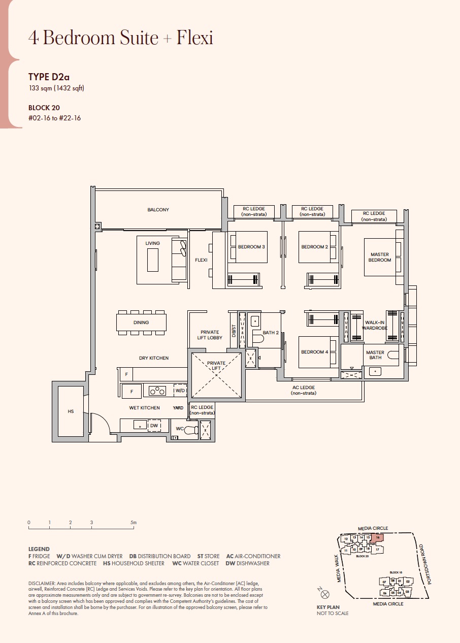 Hudson Place – 4BR D2a Premium Floor Plan