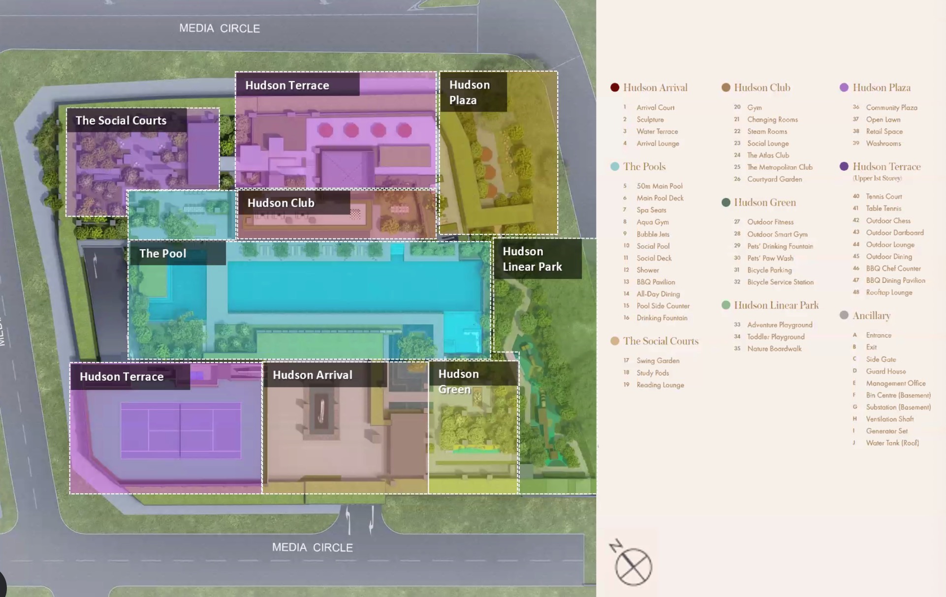 Hudson Place – Site Plan (Facilities) 2