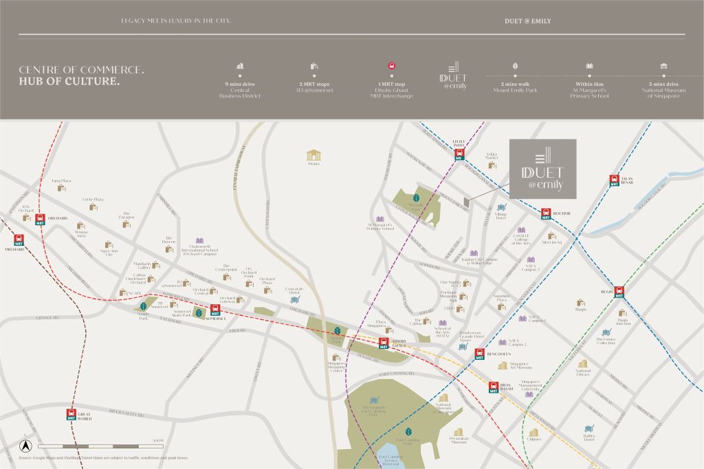 Duet Emily – Location Map