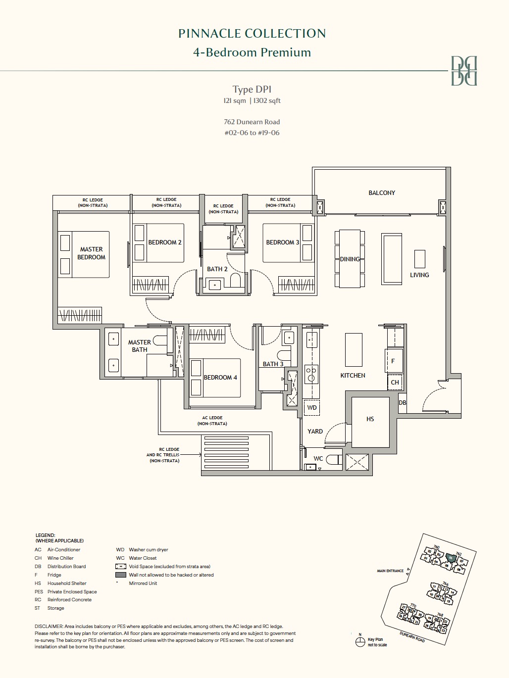 Dunearn House – 4BR DP1 Floor Plan