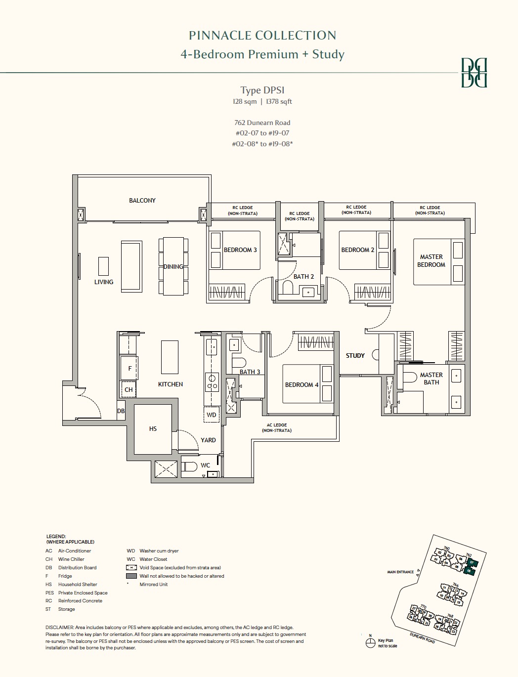 Dunearn House – 4BR DPS1 Floor Plan