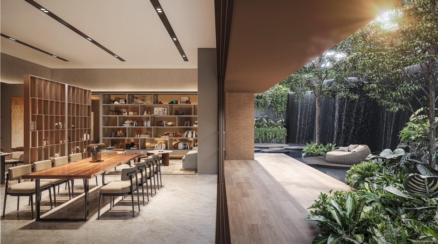 Dunearn House – Waterfall Club & Deck