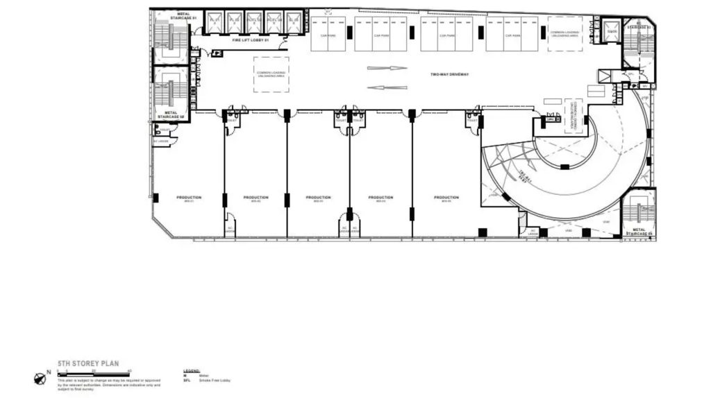 Generations Tannery – Floor Plan 5th Storey