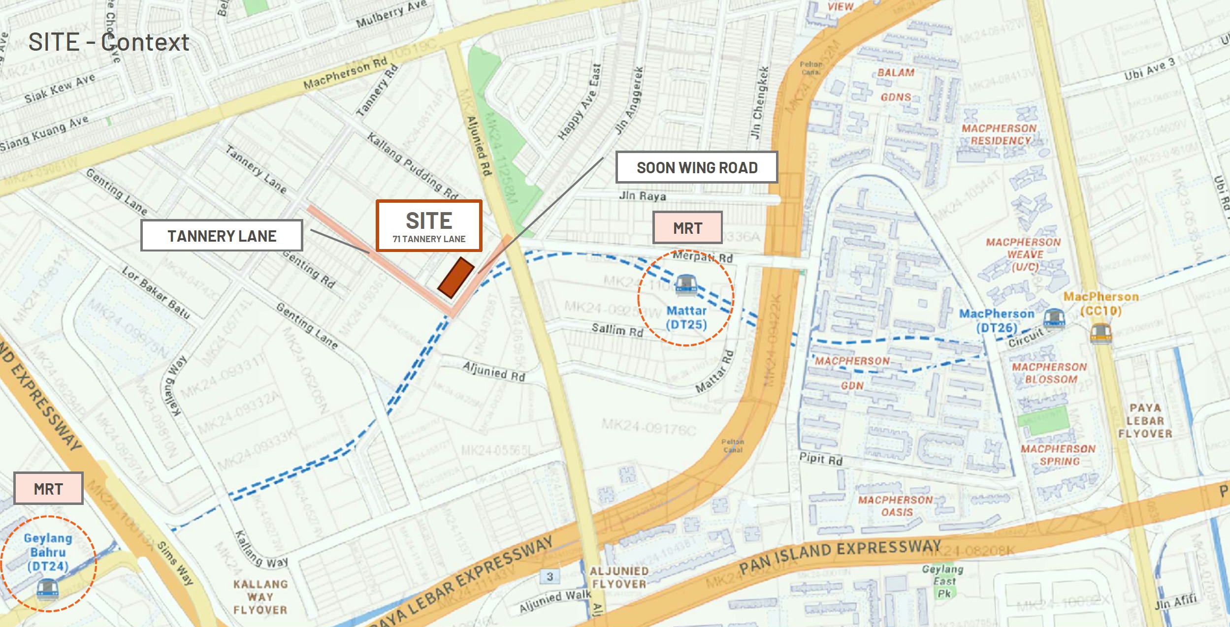 Generations Tannery – Location Map