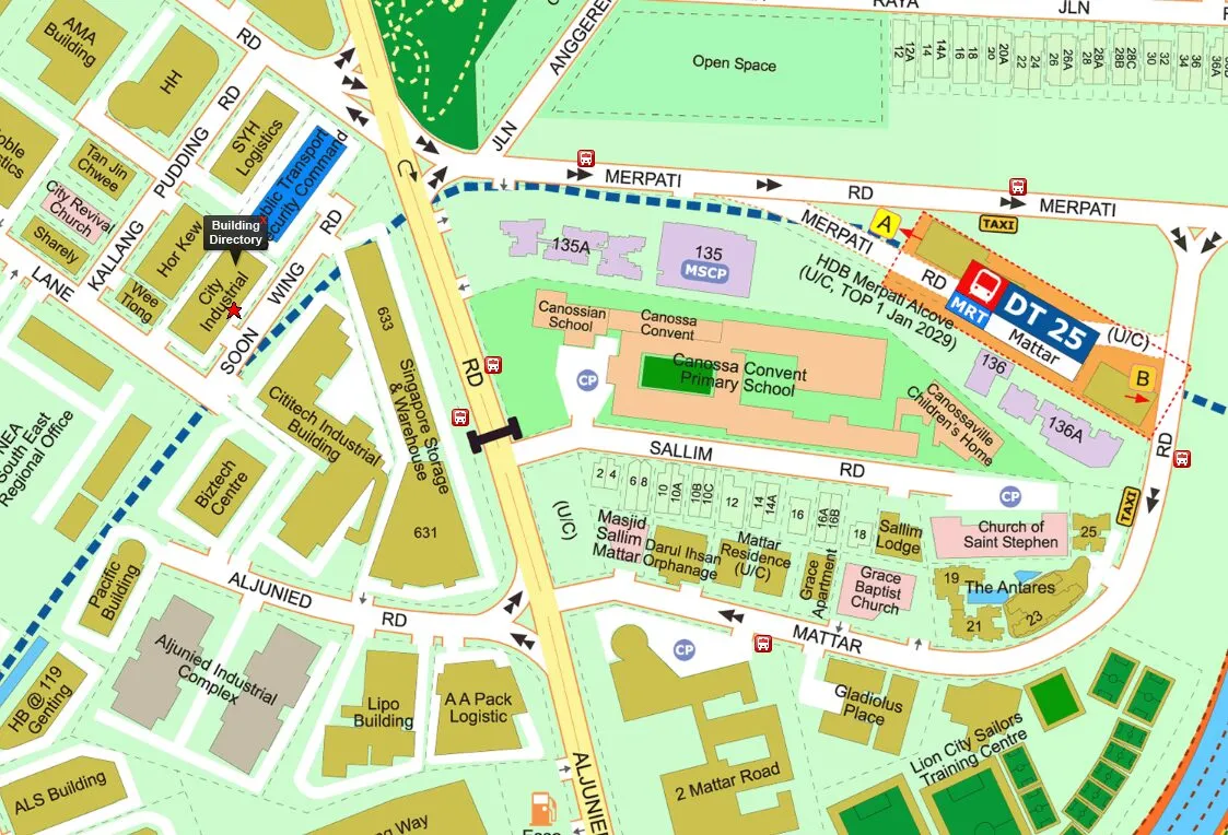 Generations@Tannery Location Map