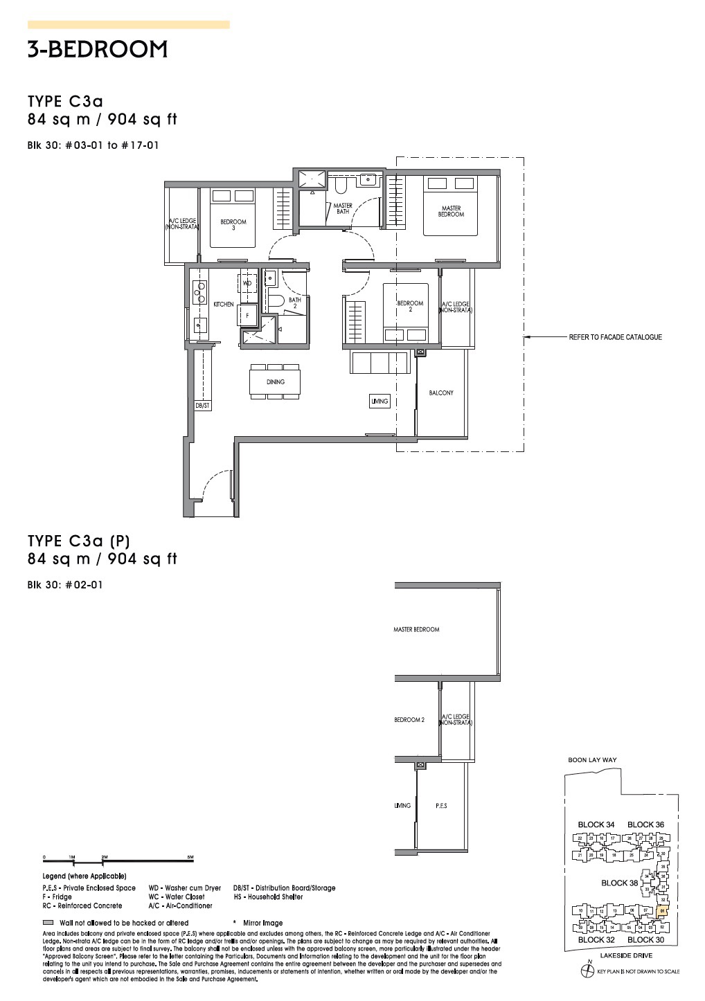 Lucerne Grand 3BR C3a Floor Plan
