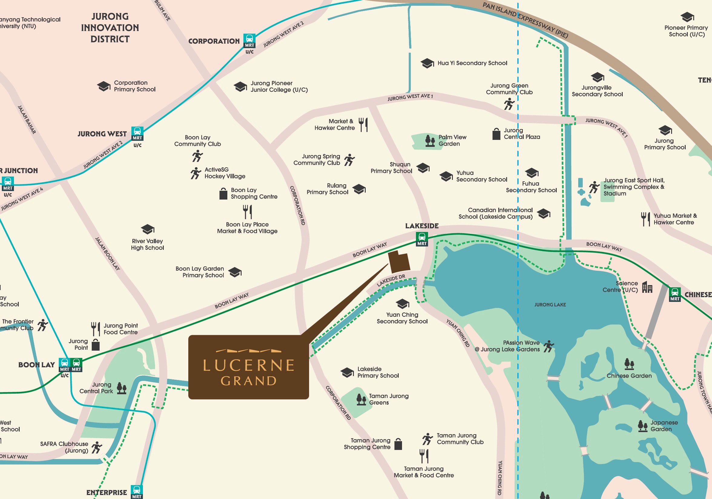 Lucerne Grand – Location Map