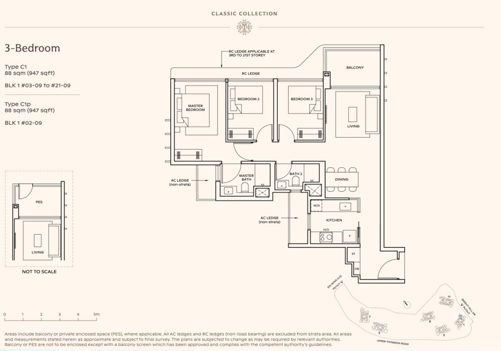 Thomson Reserve – 3BR C1 Classic