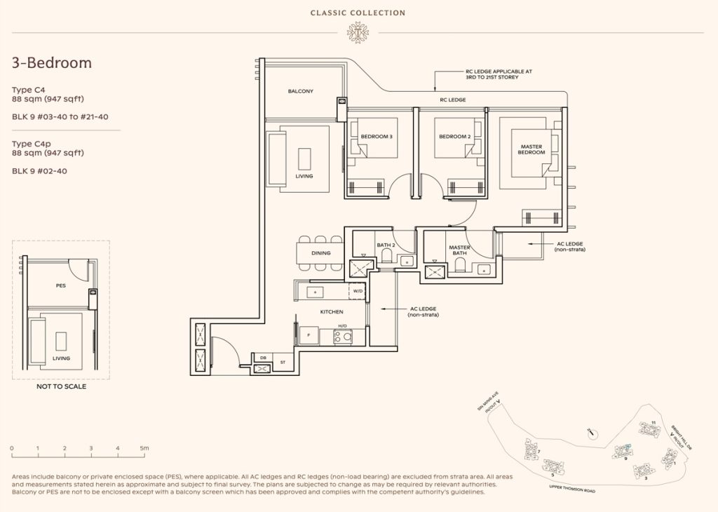 Thomson Reserve – 3BR C4 Classic