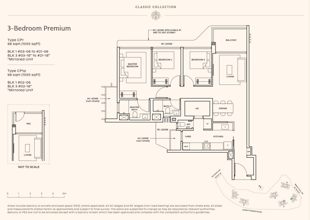 Thomson Reserve – 3BR Premium CP1 Classic