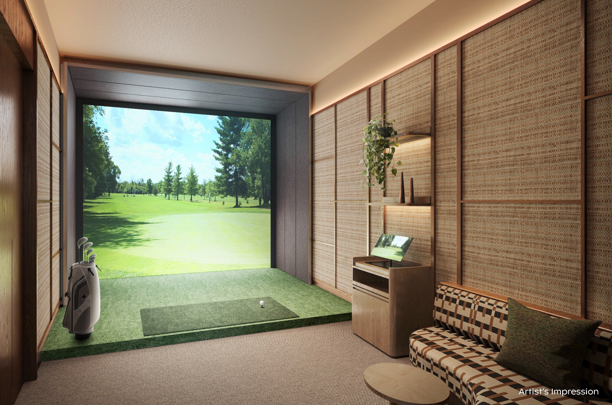 Thomson Reserve – Golf Simulator Room