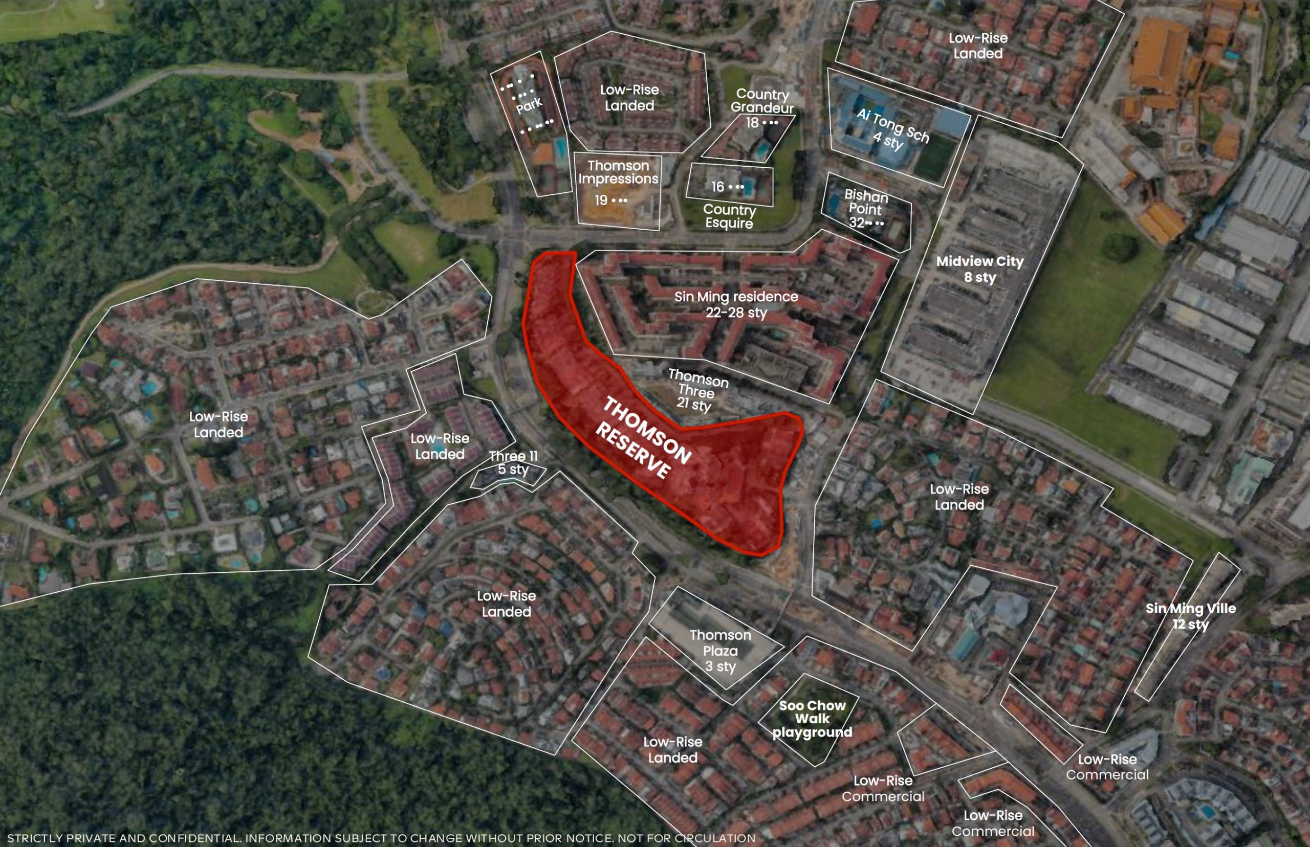 Thomson Reserve – Nearby Building Height
