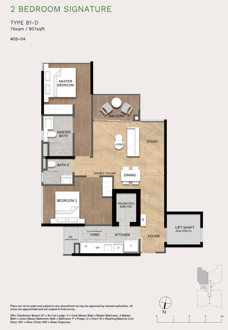 Verdejoochiat Floorplan B1 D