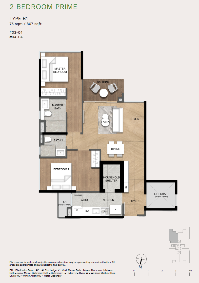 Verdejoochiat Floorplan B1