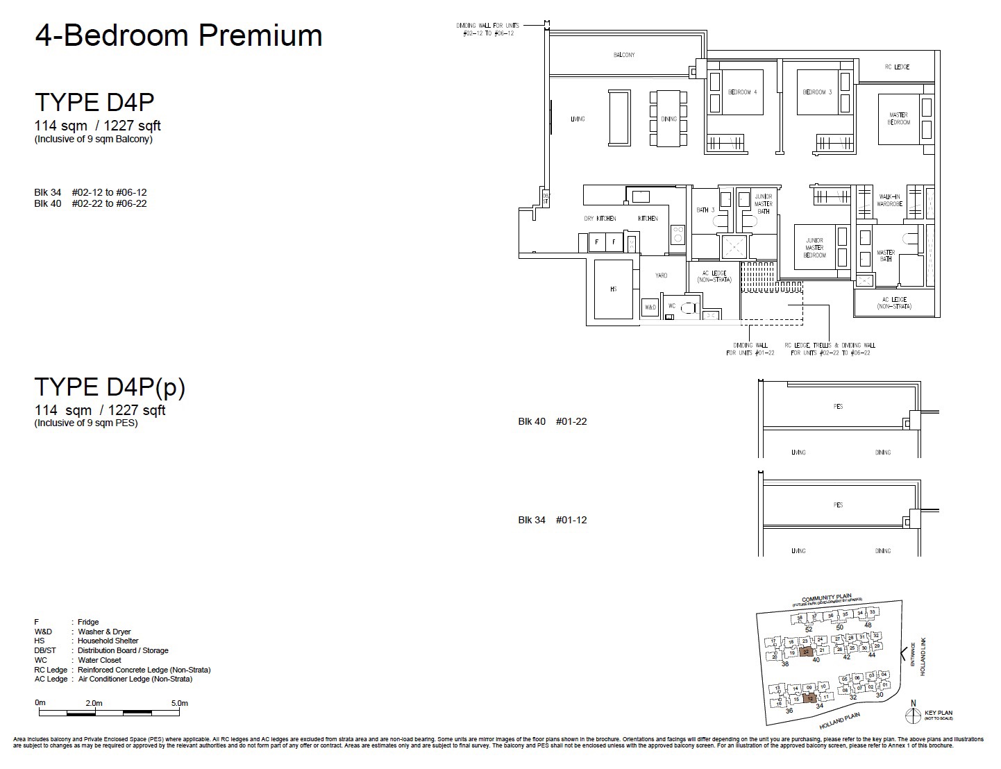 Amberwood Holland – 4BR Premium D4P Floor Plan