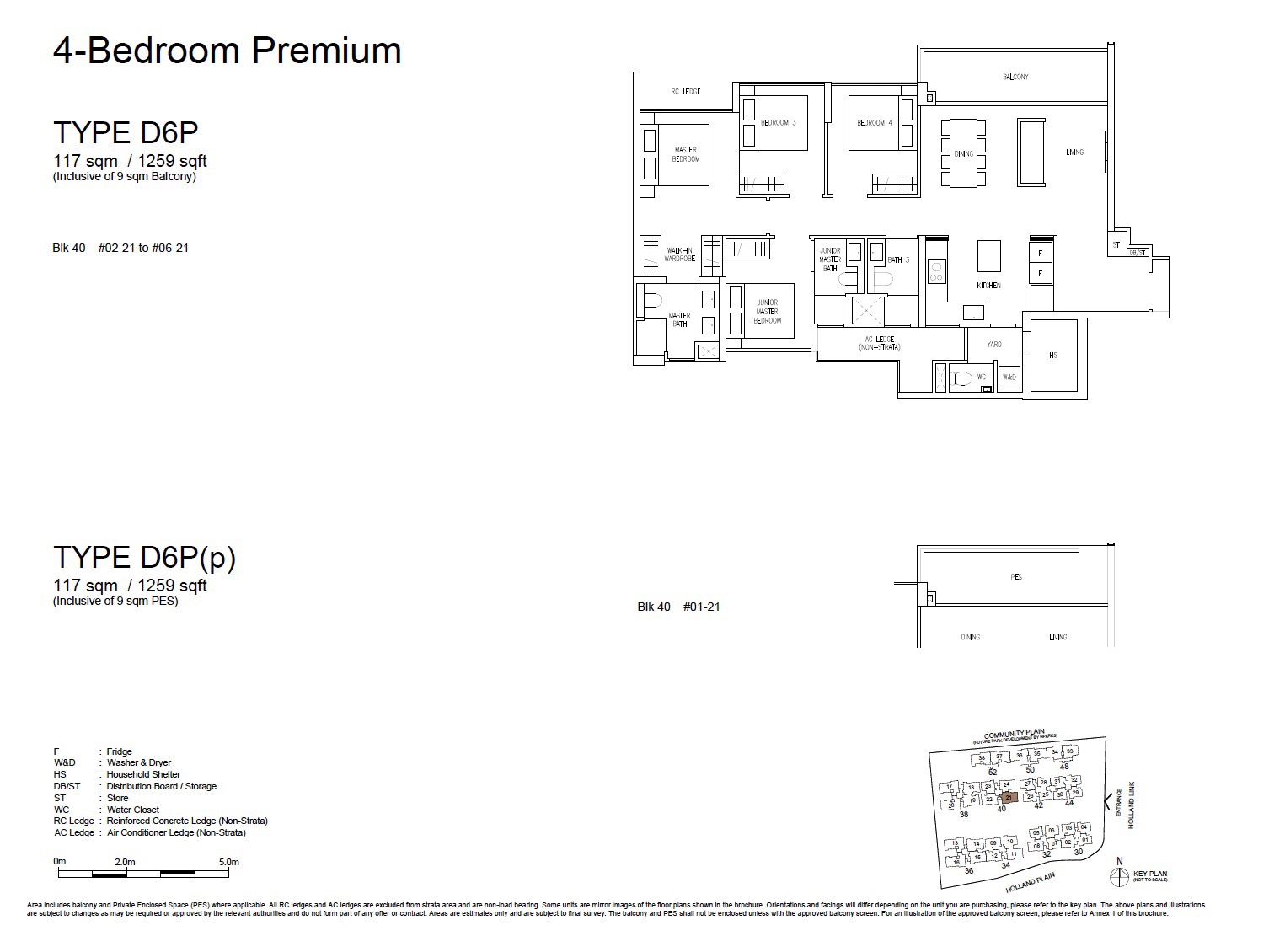 Amberwood Holland – 4BR Premium D6P Floor Plan