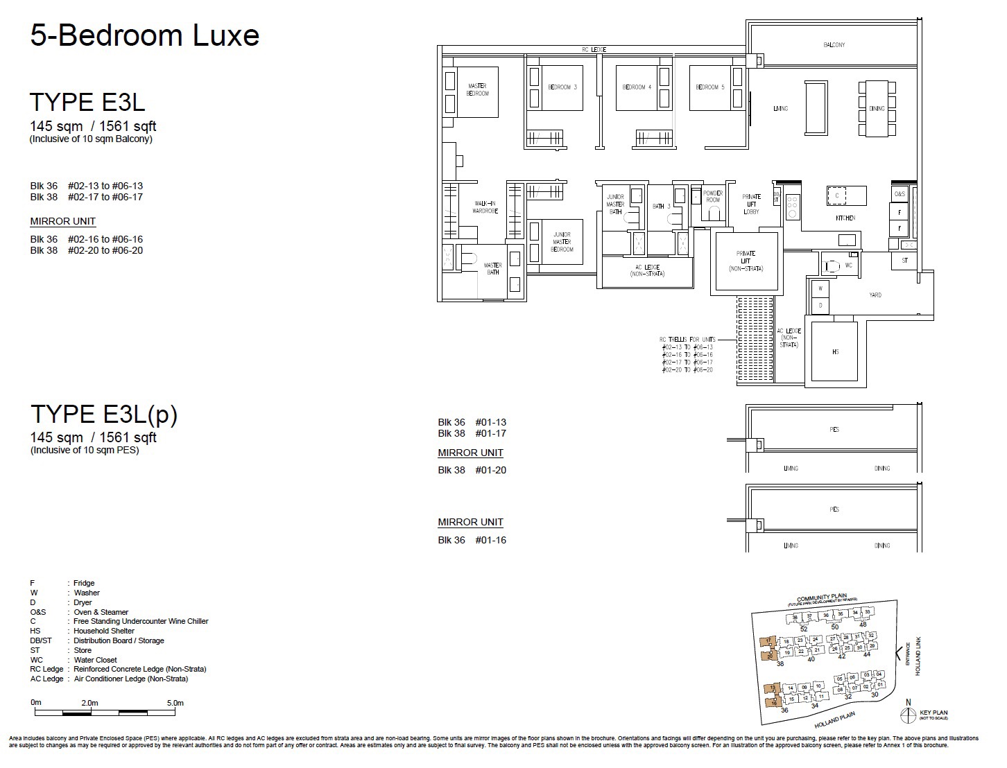 Amberwood Holland – 5BR Luxe E3L Floor Plan